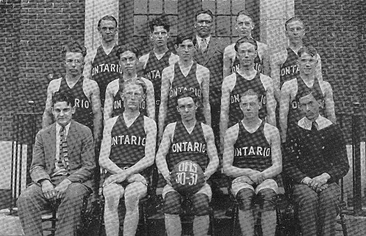Ontario High (Wayne Central)Basketball History 1931