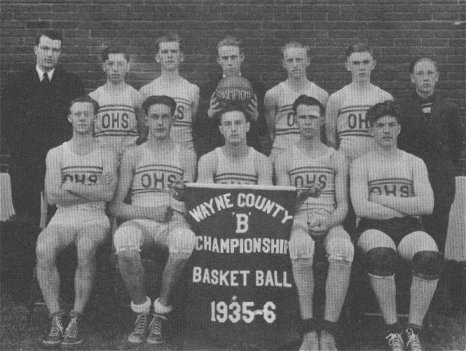 Ontario High (Wayne Central) Basketball History 1936