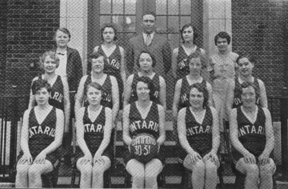 1931 Ontario High School Girls Basketball