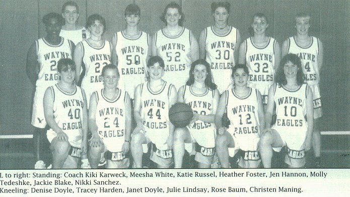 Wayne Central Basketball History 1998 (Girls)